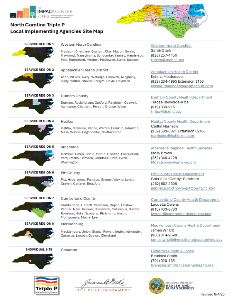 NC Triple P LIA map with regions - portrait 8.4.25 NC Triple P LIA map with regions and contacts